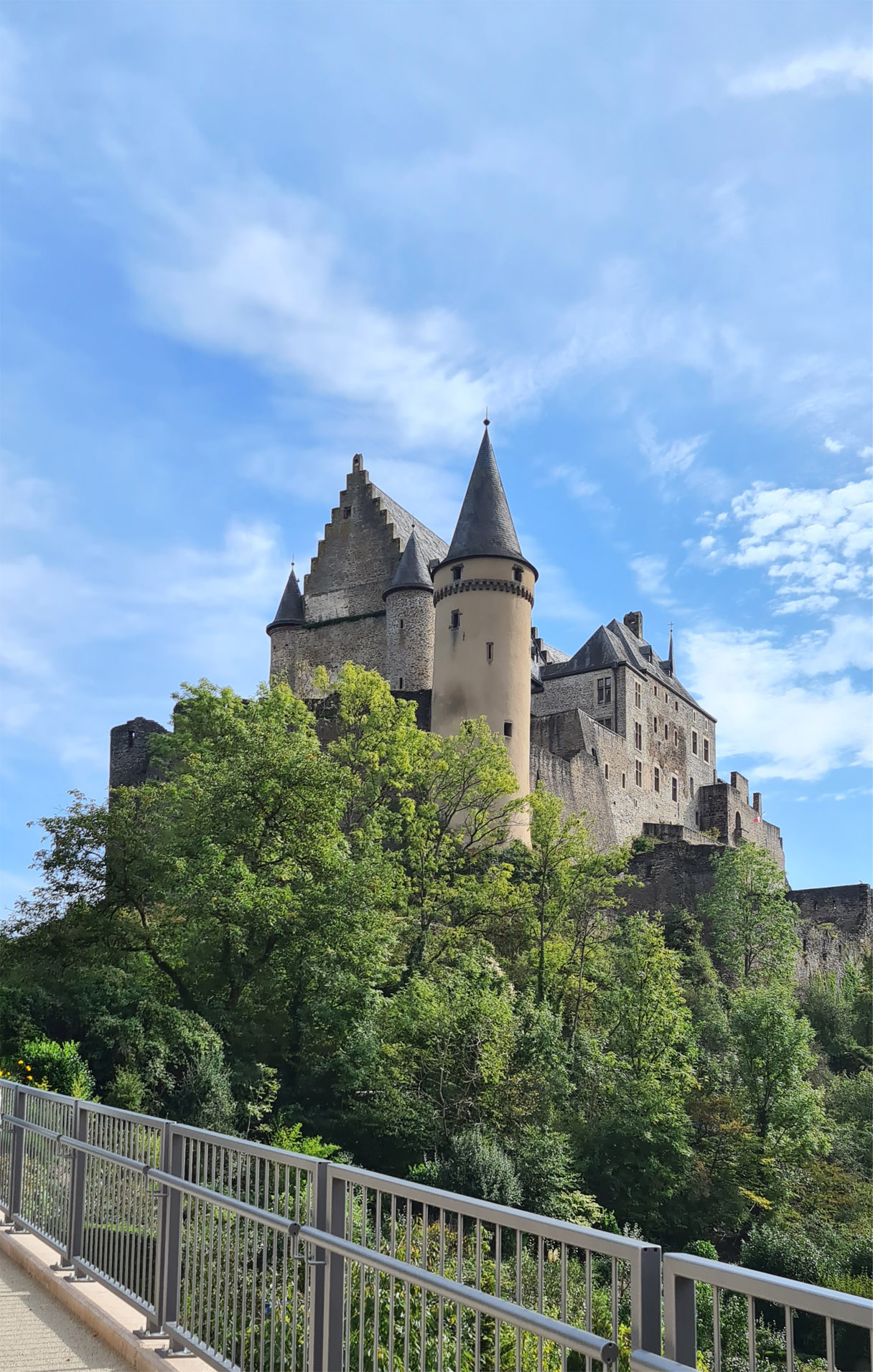 Kasteel Vianden in Luxemburg